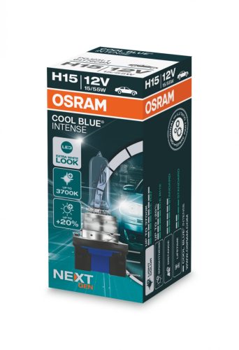 OSRAM 12V 15/55W PGJ23t-1 H15 Cool Blue Intense Next Gen. Doboz