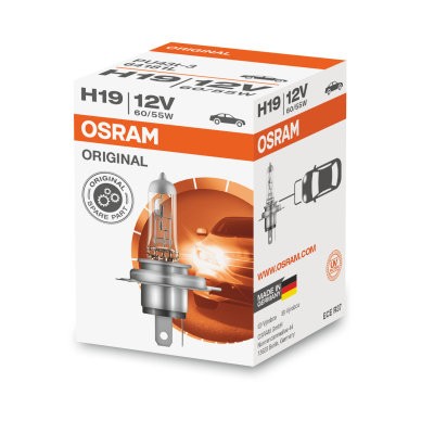 OSRAM 12V 60/55W PU43t-3 H19 STANDARD Doboz