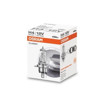 Osram 12V 60/55W P43T H4 Classic Doboz