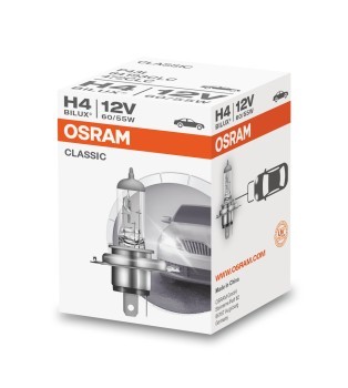 Osram 12V 60/55W P43T H4 Classic Doboz