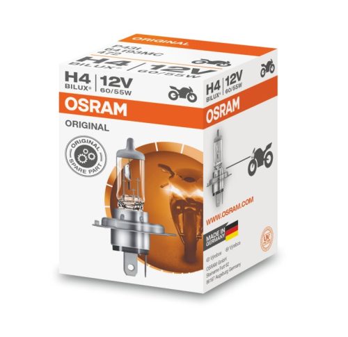 OSRAM 12V 60/55W P43T H4 MOTO STANDARD Doboz
