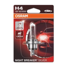 OSRAM 12V 60/55W P43t H4 NIGHT BREAKER® SILVER Bliszter