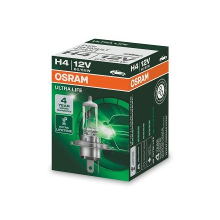 OSRAM 12V 60/55W P43T H4 ULTRA LIFE Doboz