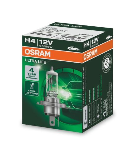 OSRAM 12V 60/55W P43T H4 ULTRA LIFE Doboz