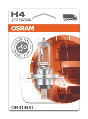 OSRAM 24V 75/70W P43T H4 STANDARD Bliszter