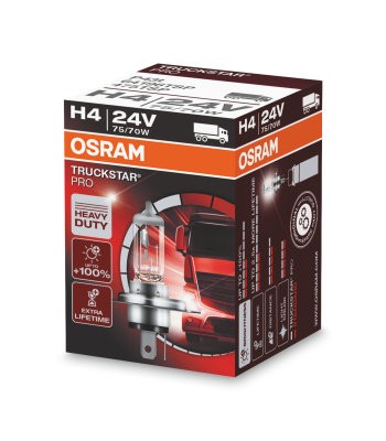 OSRAM 24V 70/75W P43T H4 TRUCKSTAR PRO Doboz