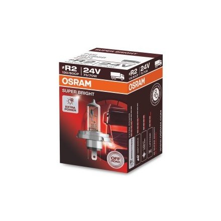 OSRAM 24V 75/70W P45t "R2" OFF ROAD SUPER BRIGHT Doboz