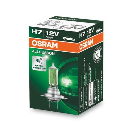 OSRAM 12V 55W PX26d H7 ALLSEASON SUPER Doboz