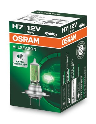 OSRAM 12V 55W PX26d H7 ALLSEASON SUPER Doboz