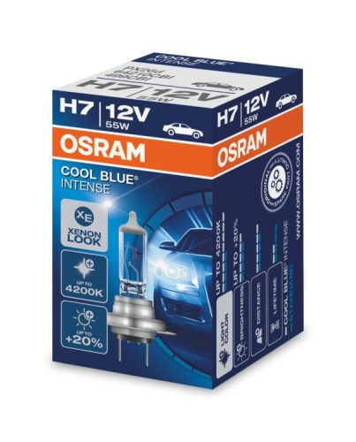 OSRAM 12V 55W PX26d H7 COOL BLUE INTENSE Doboz