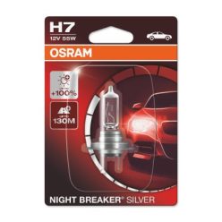OSRAM 12V 55W PX26d H7 NIGHT BREAKER® SILVER Bliszter