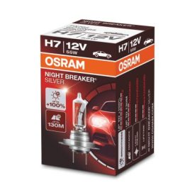 OSRAM 12V 55W PX26d H7 NIGHT BREAKER® SILVER Doboz