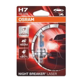 OSRAM 12V 55W PX26d H7 NIGHT BREAKER® LASER Bliszter