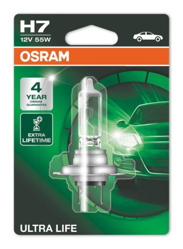 OSRAM 12V 55W PX26d H7 ULTRA LIFE Bliszter