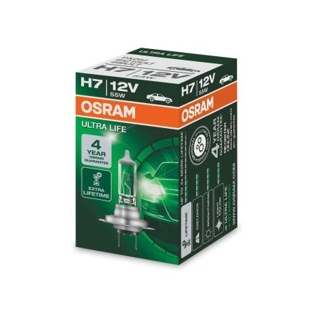 OSRAM 12V 55W PX26d H7 ULTRA LIFE Doboz