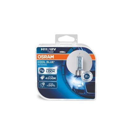 OSRAM 12V 55W PGJ19-2 H11 COOL BLUE INTENSE Duo-Box