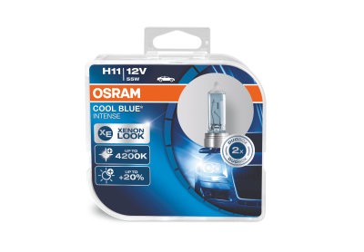 OSRAM 12V 55W PGJ19-2 H11 COOL BLUE INTENSE Duo-Box