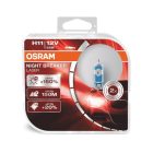 OSRAM 12V 55W PGJ19-2 H11 NIGHT BREAKER® LASER Duo-Box
