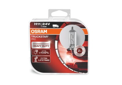 OSRAM 24V 70W PGJ19-2 H11 TRUCKSTAR PRO Duo-Box