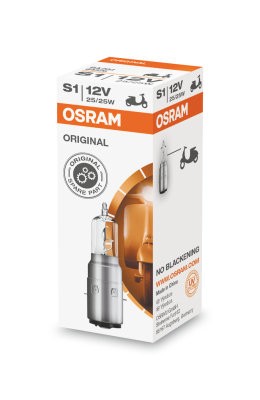 OSRAM 12V 25/25W BA20d S1 MOTO STANDARD Doboz
