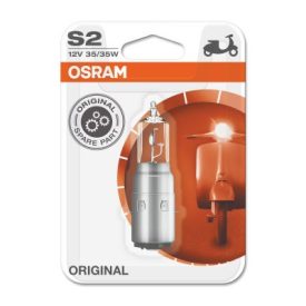 OSRAM 12V 35/35W BA20d S2 MOTO STANDARD Bliszter