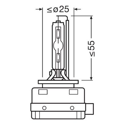 OSRAM 12/24V 35W PK32d-2 D1S XENARC Doboz