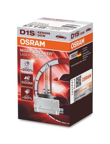 OSRAM 12/24V 35W PK32d-2 D1S XENARC® NIGHT BREAKER® LASER Doboz