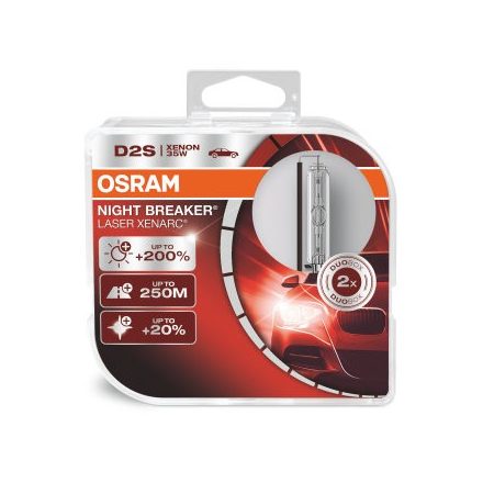 OSRAM 12/24V 35W P32d-2 D2S XENARC® NIGHT BREAKER® LASER Duo-Box