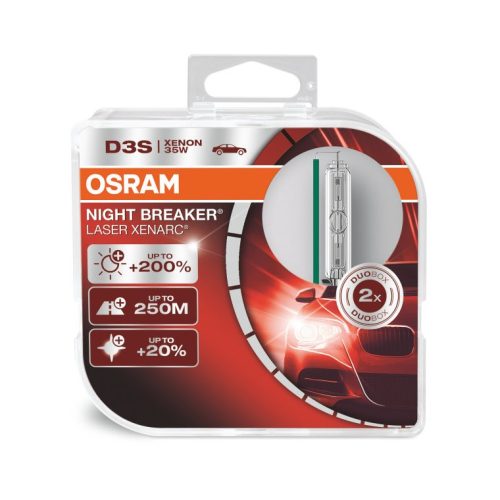 OSRAM 12/24V 35W PK32d-5 D3S XENARC® NIGHT BREAKER® LASER Duo-Box