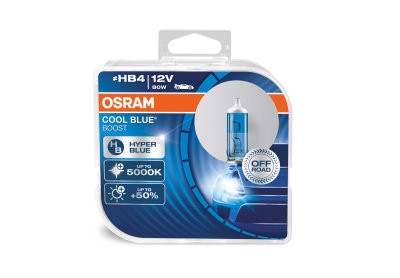 OSRAM 12V 80W P22d "HB4" OFF ROAD COOL BLUE BOOST Duo-Box