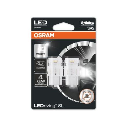 OSRAM 12V 2W W3x16d  W21W  LEDriving® SL Duo Bliszter