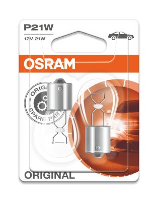 OSRAM 12V 21W BA15s P21W STANDARD Duo Bliszter