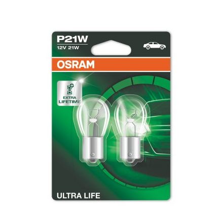OSRAM 12V 21W BA15S P21W ULTRA LIFE Duo Bliszter