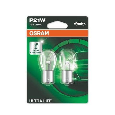 OSRAM 12V 21W BA15S P21W ULTRA LIFE Duo Bliszter