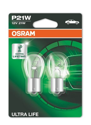 OSRAM 12V 21W BA15S P21W ULTRA LIFE Duo Bliszter