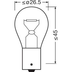 OSRAM 12V 21W BA15s P21W ULTRA LIFE Doboz