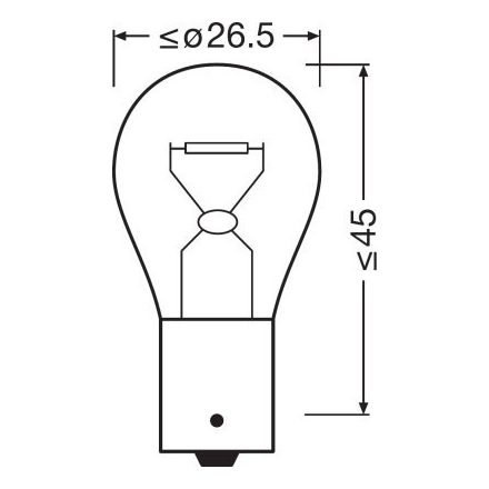 OSRAM 12V 21W BA15s P21W ULTRA LIFE Doboz