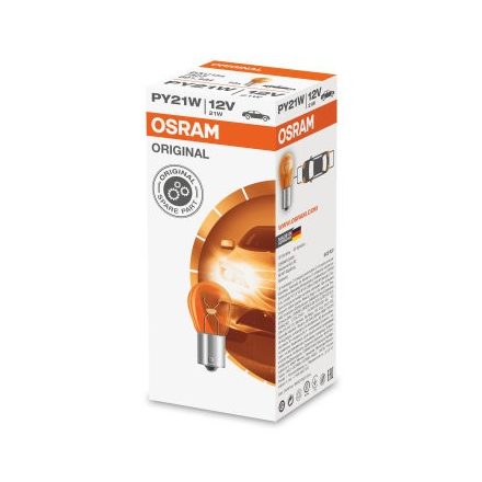 OSRAM 12V 21W BAU15s PY21W STANDARD Doboz