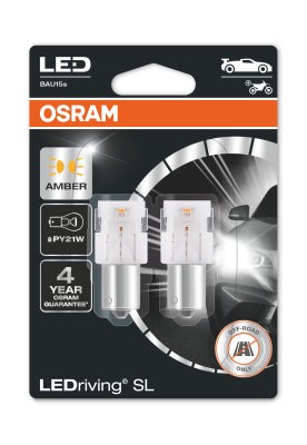 OSRAM 12V 1,3W BAU15s  PY21W LEDriving® SL Duo Bliszter