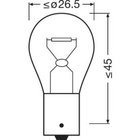 OSRAM 12V 21W BAU15s PY21W ULTRA LIFE Doboz
