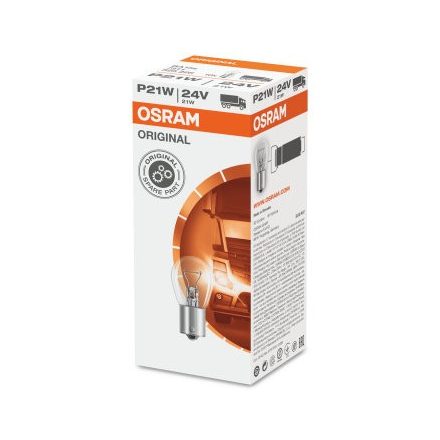 OSRAM 24V 21W BA15s P21W STANDARD Doboz