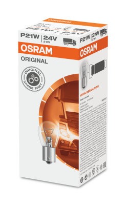 OSRAM 24V 21W BA15s P21W STANDARD Doboz