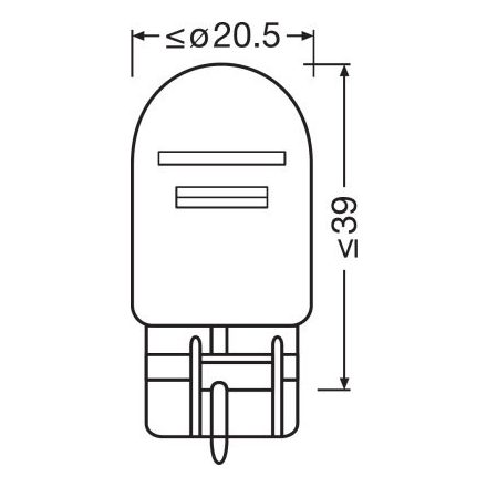 OSRAM 12V 21/5W W3x16q W21/5W STANDARD Doboz