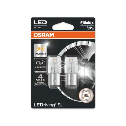 OSRAM 12V 1,3W BAY15d  P21/5W  LEDriving® SL Duo Bliszter