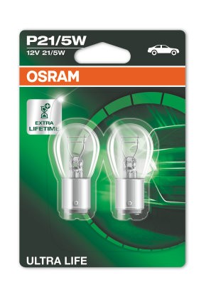 OSRAM 12V 21W BAY15d P21/5W ULTRA LIFE Duo Bliszter
