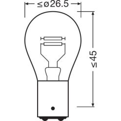 OSRAM 12V 21/5W BAY15d P21/5W ULTRA LIFE Doboz