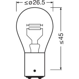 OSRAM 12V 21/5W BAY15d P21/5W ULTRA LIFE Doboz