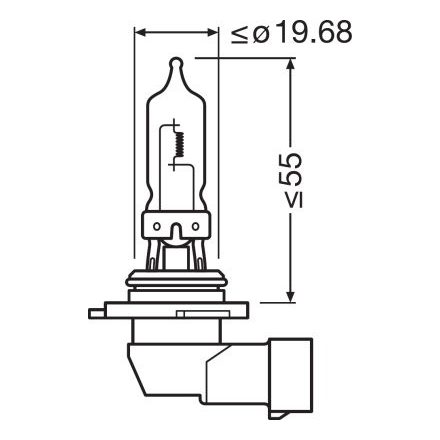 OSRAM 12V 60W P20d HB3 STANDARD Bliszter