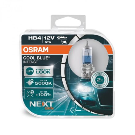 OSRAM 12V 51W P22d "HB4" Cool Blue Intense Next. Gen. Duo-Box