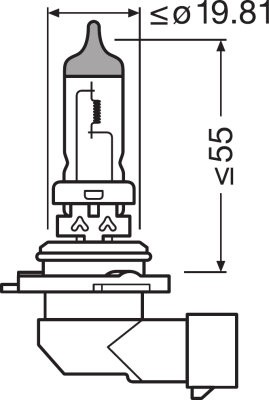 OSRAM 12V 51W P22d HB4 NIGHT BREAKER® LASER Doboz